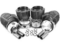Kit cilindro Biral e pistone forgiato JE 86mm. Porsche 356C/912 - 008 11 86P JE, 0081186PJE