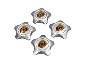 Wheel caps 'Star' shape for Porsche Cayenne wheels - 95504460011