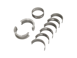 Main bearing set, Standard. Porsche 924S / 944 / 968 - 94410190100, 92810111502, 92810111503, 92810111700, 92810111701, 92810111708, 92810113203, 92810113206, 92810113303, 92810113900, 92810190102, 94410113900, 94410190100, 94410113916, 94410113900002 - H006/5 STD