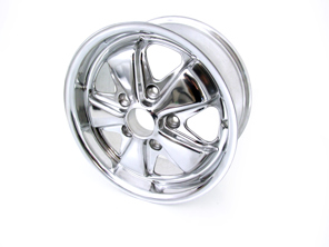 15' Ultralite Chrome Fuchs Style Alloy Wheels 7.0J ET47 For Porsche Car