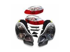 Licht-Upgrade-Kit III. Porsche Boxster 986 *LHD-Fahrzeuge - 00004490999, 98663113117, 98663113217, 99663104502, 99663104602, 99663104403, 99663104303