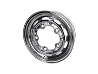 15" Chromstahlfelge - 4,5x15", 5x205 Lochkreis, ET25 - für Porsche 356 A & 356 B 1956-1963 - 64468101, 6446810110, 6446810111, 644681101 - 8160000500
