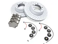 HINTERE Bremsbeläge und Bremsscheibenpaket Porsche 997 3.8L GTS - 99734190100, 95535296000, 99735193907, 99761267602, 99635208600, 99635208602, 99635240503, 99635240603