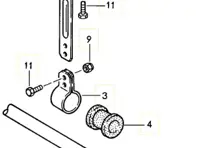 Drop link bracket support kit Front Porsche 944 - 944343793100, 477411053, 94434373300, 94434373332, 90007507902, 900910022003