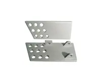 Ensemble de poignées de porte intérieures en aluminium Rennline. PERFORÉ. Porsche 911/912/930 / 964 - DH03