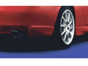 Listelli sottoporta Sezioni posteriori GT3 MK1 Porsche 996 1997-08/2001 - 99650597700, 99650597800