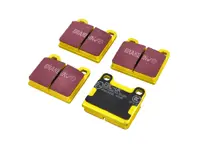 Plaquettes de frein arrière EBC YELLOW « Fast Road ». Porsche 911 / 930 (référence d'origine 91135295003 / 91135295004) - 91135295005, 91135295003, 91135295004, 91135295006, 91135295007 - DP4104R