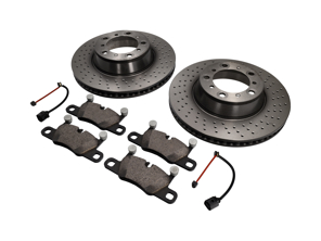 REAR Brake Pads and Brake Disc Package Porsche 991.2 - 99635240502, 99635240602, 99135240301, 99135240401, 99160918300