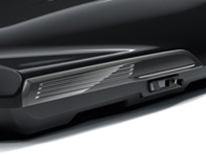 Replaceable side blades for Porsche Performance roof box,  in Volcano Grey Metallic. Porsche 991 / 992 - 9Y0044871, 9Y0044870, 9Y0044871A, 9Y0044871B, 9Y0044871C