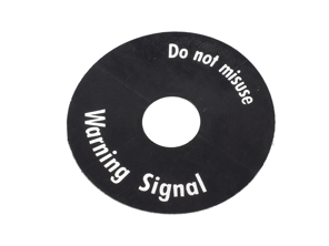 Sticker, noodlichtschakelaar, Engels. Porsche 911/912 - 90161362902, 1601501900 - JG.629.02, 1601501900