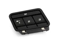 Memory switch for seat adjustment, Matt black. Porsche 997 / 987 Boxster / 987C Cayman - 99761310401A05, 99761310301A05, 99761310400A05, 99761310300A05