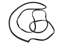 Rear window glass frame seal. Porsche 996 - 99654552104, 99654552103