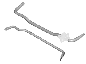 Kit barra antirollio anteriore e posteriore Pacchetto Weissach. Porsche 992 GT3RS