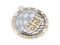 Aufkleber Markenweltmeister 72,73 Fensteraufkleber - 91170110304