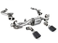 Milltek sports exhaust with gpf bypass and carbon jet trims. Porsche 718 Cayman GT4 4.0ltr