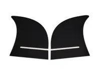 Steinschlagschutz-Set – schwarz. Porsche 996 Carrera 4s Lackschutzfolie - SG996SB