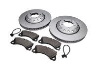 ANTERIORE Pacchetto pastiglie freno e disco freno. Porsche Panamera Turbo/Turbo S
