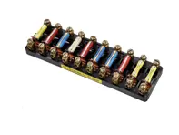 Sicherungshalter Keramik 10-polig. Porsche 911 1974-86 - 91161208601