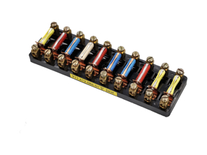 Portafusibili in ceramica a 10 poli. Porsche 911 1974-86 - 91161208601