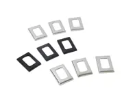 Window switch surround Aluminium. Porsche 911 / 964 / 993 - 9646136210001C, 9646136210101C, 91161362103, 91161362104 - TK Z 80-3, TK Z 80-2, TK Z 80-1