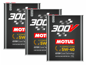 Olio motore MOTUL 300V COMPETITION 5W-40 6 litri - 110817