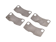 Protezioni termiche per pastiglie freno in titanio E8006. Porsche 997 Turbo / GT3 / GT3RS (codice OE 99735294901) - 24154, 07.B315.15, 07B31515, 99735294901 - E8006, T1730