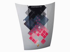 911 Motorhaube Wandkunst - Turbo Nr. 1