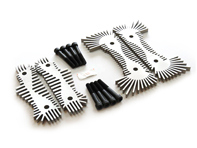 Kit de enfriador de pinza delantero y trasero para 996 Turbo o Carrera 4S con rotores más grandes de 350 mm (no PCCB)