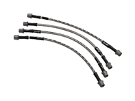 Goodridge RVS remslangenset. Porsche 991.1 / 991.2 / 992 - 97035513700, 99135513701, 9A761177500, 9Y0611775, SPR0802-4P