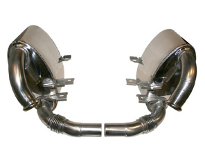 Ensemble silencieux d'échappement / silencieux, arrière sport en acier inoxydable. "Version sonore". Porsche996 - 1620601110, 96300SEXP, 99611121000, 96.300SEXP, 99611112155, 99611112170, 99611112156, 99611112157, 99611113154, 99611112256, 99611112270, 99611112257, 99611113254 - 1620601110