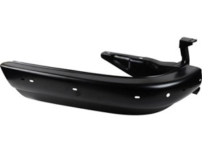 Paraurti posteriore angolo sinistro, senza intaglio per tubo di scarico. Porsche 1963-68 - 1684400870, 591087-1, 591087, 90150502120GRV, 90150502120 - 1684400870