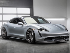 Spoiler- und Diffusor-Kit aus Kohlefaser. Porsche Taycan Turbo / Turbo S