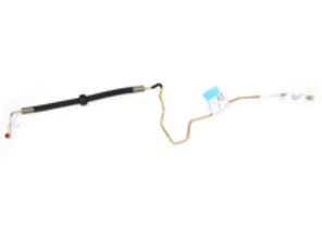 Power steering pressure line. Porsche 993 RHD - 99334745804, 99334745802