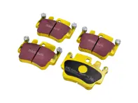 EBC YELLOW Brake Pads 'Fast Road'. Porsche 996 / 986 Boxster - 99635294903, 99635294902, 99635294904 - DP41514C, E2405, T5104