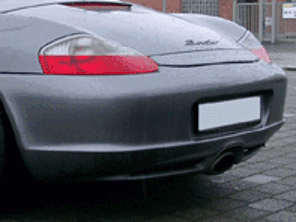 Aileron/pare-chocs arrière 2003 Facelift. Porsche 986 Boxster - 98650541108G2X, 98650541113