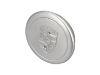 Wheel cap in Silver with Porsche Crest. Porsche 911 70-83 - 91136103200