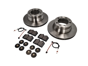 REAR Brake Pads and Brake Disc Package. Porsche 964 C4 1989-93 LARGE CALIPER - 96535293905, 96535293904, 95135204102