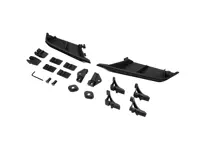 Adapterkit om de voorspoiler van de 991.1 op de 718 Boxster / Cayman te monteren - 982807110AOK1, 982807110OK1 - 982_ADK+VENT