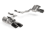 Ligne d'échappement Akrapovic Slip-On Line Titane pour Porsche (971) Panamera 4 E-Hybrid / 4S 2017-20 - 971253607KY, 971253607Y, 971253608KY, 971253608Y