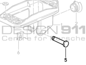 Gearshift Bracket Bolt. Porsche 911 87-89 G50 GEARBOX - 95042413100