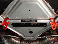 Stabilizzatore del sottotelaio posteriore Rennline con tiranti (anteriore e posteriore). Porsche 981 Boxster / 981 Cayman - E36.47.SB97, E3647SB97