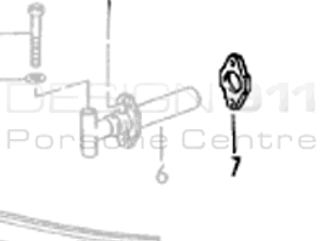 Front bumper base. Porsche 993 1994-98 - 99650577500, 96450577500