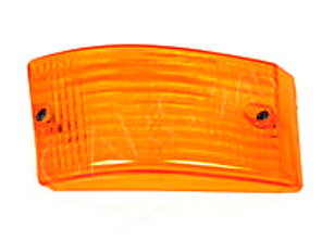 Knipperlichtlens voor, Amber. Porsche 924 / 944 / 944S - 477953161, 477953162