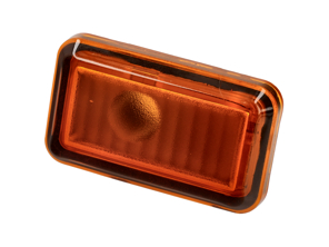 Seitliche Repeater quadratisch AMBER. Porsche 924 / 944 / 968 / 993 / 964 / 911 - 4A0949101