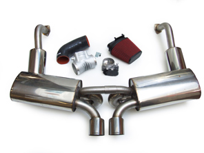 Uitlaatpakket + Plenum 82 mm Gasklephuis + Inductiekit Porsche Boxster 987 / Cayman - SSXPO120, 87182, 99760511601, 3603109871