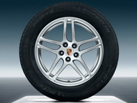 18' Macan S Lichtmetalen Velgen & Winterbanden Origineel Porsche - 95B04460024, 95B04460023, 95B044641B