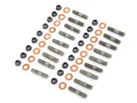 Titanium exhaust head stud kit. Porsche 996TT/ 997TT/ GT3 / GT2 - 90037813100, 90037822709, 99907507400, 90037822701, 99907353501, 99907507400, 99907353501, 99907507400