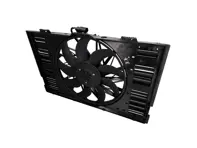 Conduit d'air du radiateur à eau avec ventilateur. Porsche 970 Panamera Turbo - 97010606153, 97010606155 - CFF553000P