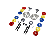 Supporto motore semi-solido regolabile, coppia. Porche 991 - M21, M21 Rennline