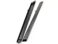 Paire de bande supérieure de porte intérieure non garnie. Porsche 911 1975-86 - 911555083477AE, 911555084487AE, 911.555.083.47, 91155508347, 911.555.084.48, 91155508448 - DAB11.2.120, DAB112120